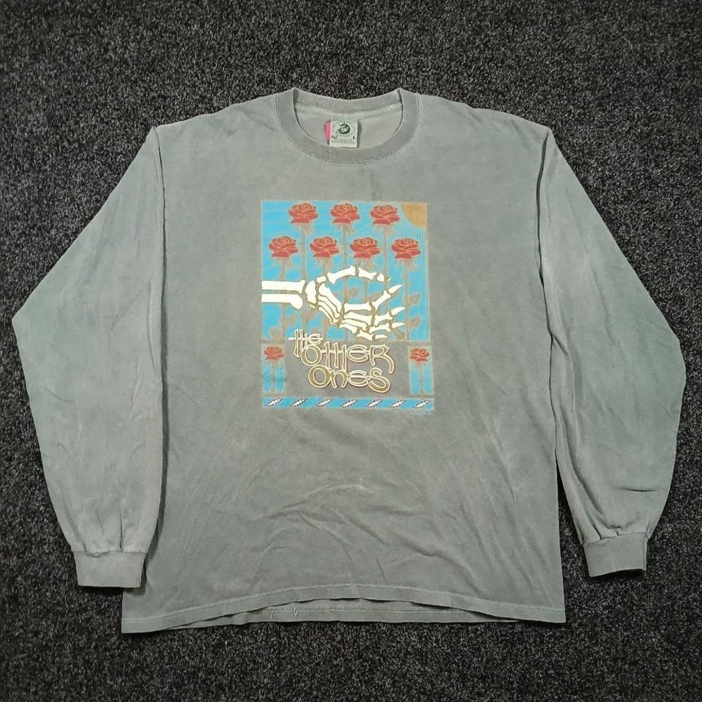 Vintage Grateful Dead Band Shirt Long Sleeve 2002 The Other Ones Green